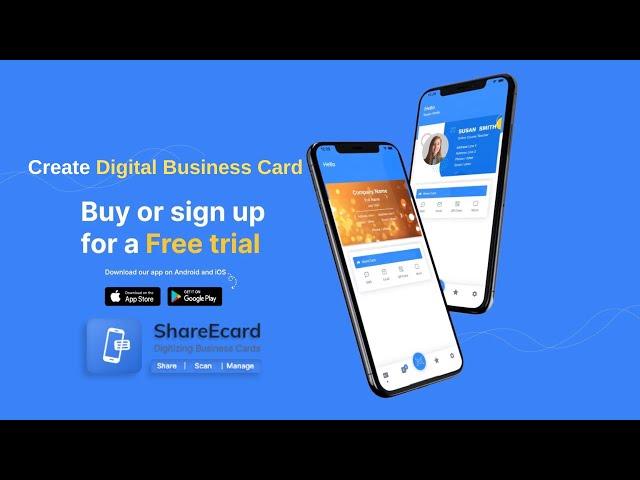 Create a Digital Business Card | ShareEcard