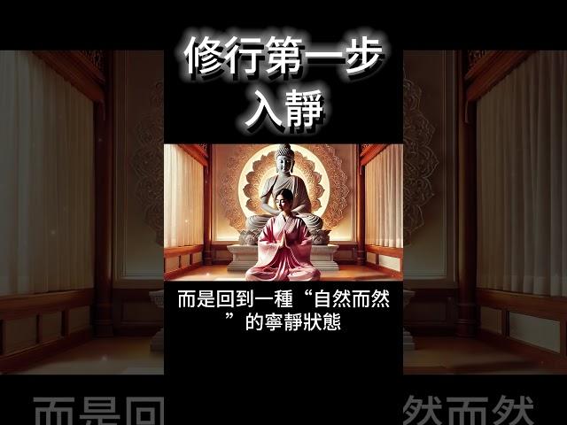修行第一步：入靜，遠比你想像的更重要！ #開悟 #覺醒