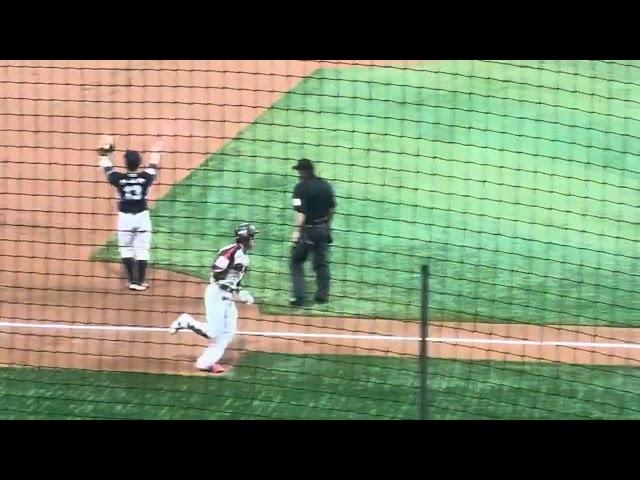 Hyeseong Kim (KBO, Kiwoom Heroes) inside-the-park home run 14.08 sec