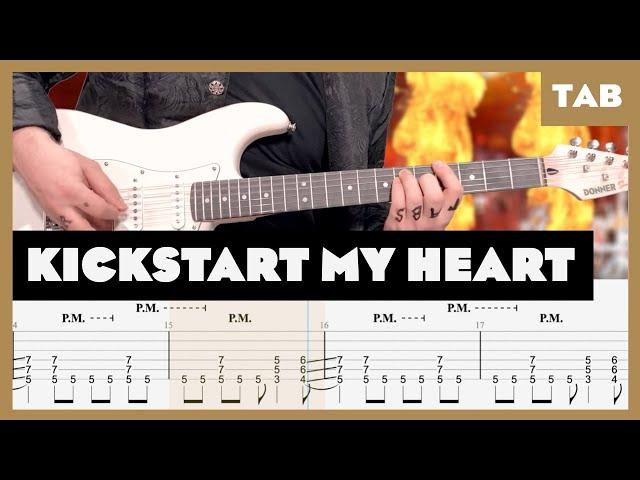 Motley Crue - Kickstart My Heart - Guitar Tab | Lesson | Cover | Tutorial | Donner DST-152W