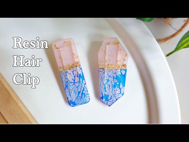 New Resin Hair Clip Ideas that you can try at home | Resin Hair Clips for Beginners Resin Art Ideas