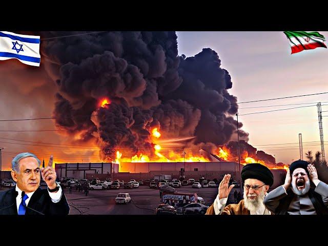 End of War for Iran! Iran's Largest Oil Depot Hit by 100 Ton Israeli Hypersonic Bomb