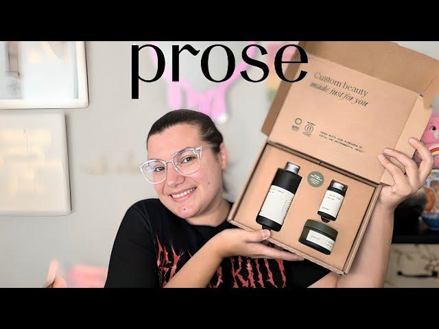 Prose skincare | customized skincare - cleanser, toner and moisturizer