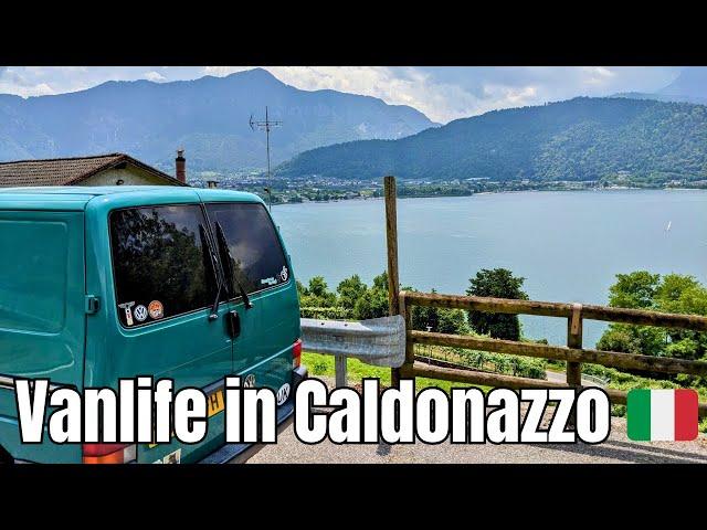 Vanlife on a Perfect Sunny Day in Caldonazzo, Italy! Europe in VW T4 Camper