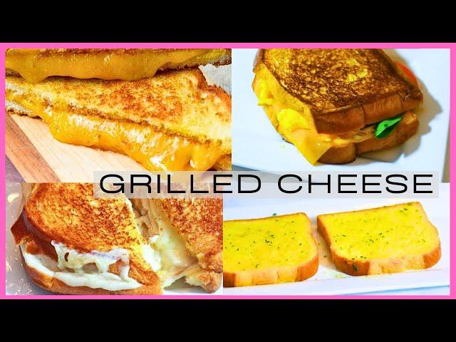 How To Make: Easy Grilled Cheese Sandwich | In a pan 4 WAYS