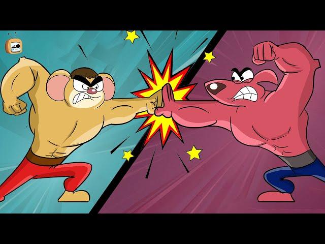 Rat a Tata VS Doggy Don | The Best of Fight Scenes | Funny Cartoon | Kids Cartoon | Chotoonz Tv.