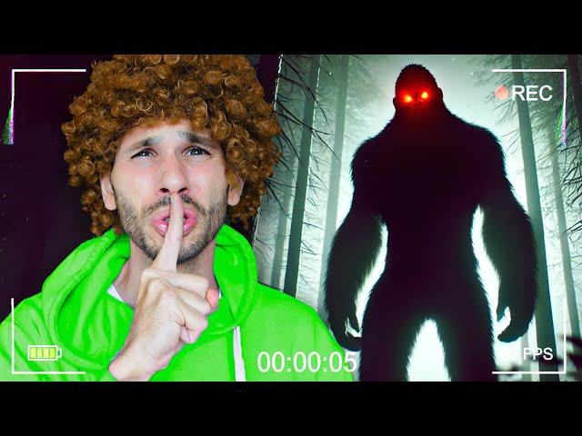 WE FOUND A SCARY MONSTER IN OUR BACKYARD!!!