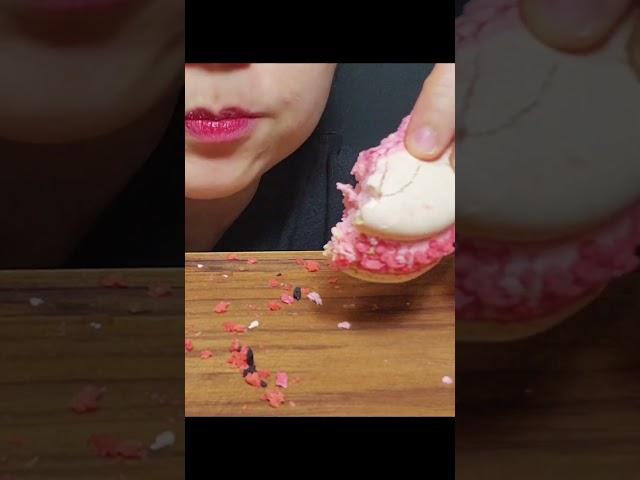 상큼 달달 딸기 요거트 마카롱 ️ 먹방 mukbang