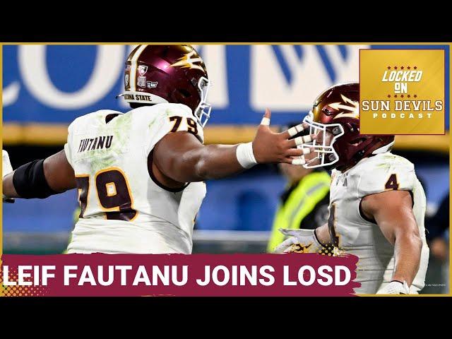 Arizona State Sun Devils football center Leif Fautanu talks about year two expectations and goals