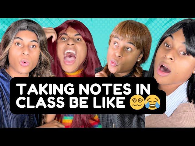 TAKING NOTES in CLASS be like! ‍ | Roy Dubois