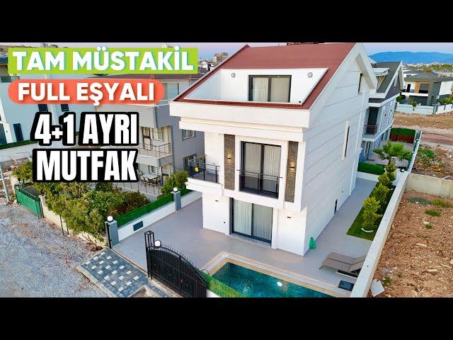 Didim Villalar Bölgesinde 242 m2 Arsa İçerisinde Tam Müstakil 4+1 Ayrı Mutfak Full Eşyalı Villa /139