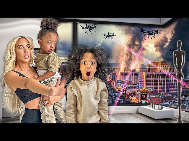 We SURVIVED a UAP DRONE Attack in the BACKYARD of Our DREAM HOME! Scary