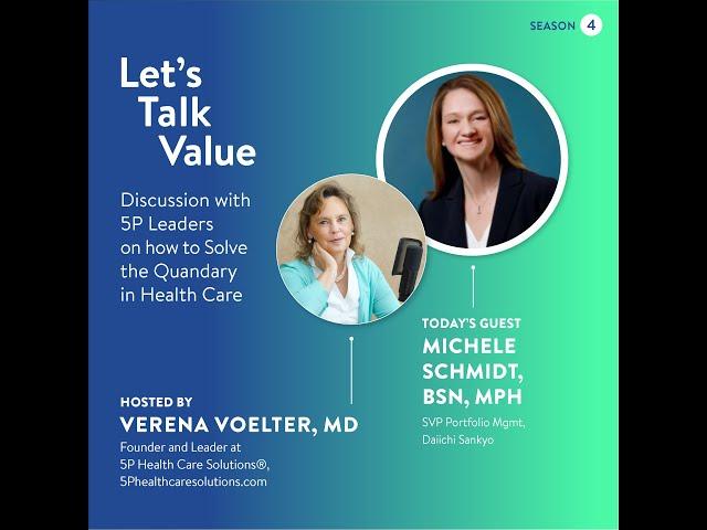 LetsTalkValue with Michele Schmidt - mastering collaborative drug development to success