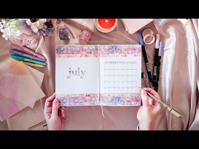 Plan With Me: July 2022 Easy Bullet Journal Theme Set Up