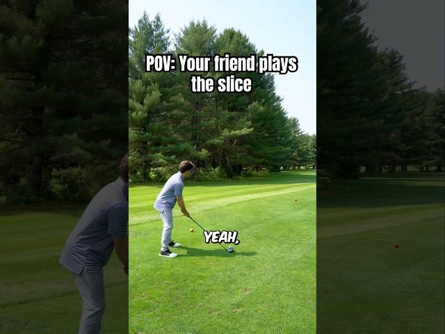 “If you can’t beat the slice…” ️ #golf #golfing