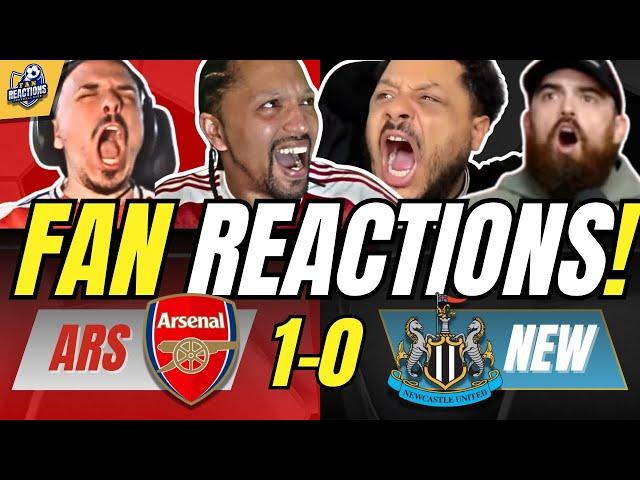 ARSENAL FANS REACTION TO ARSENAL 1-0 NEWCASTLE | PREMIER LEAGUE FAN REACTIONS