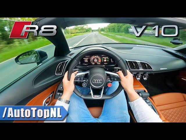 2021 Audi R8 V10 Spyder *LOUD* POV by AutoTopNL