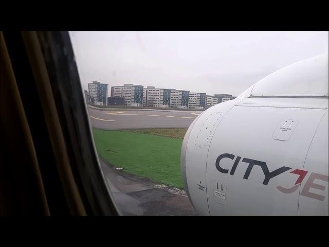 Aer Lingus/CityJet: London City - Dublin//Economy Class (Avro RJ85)