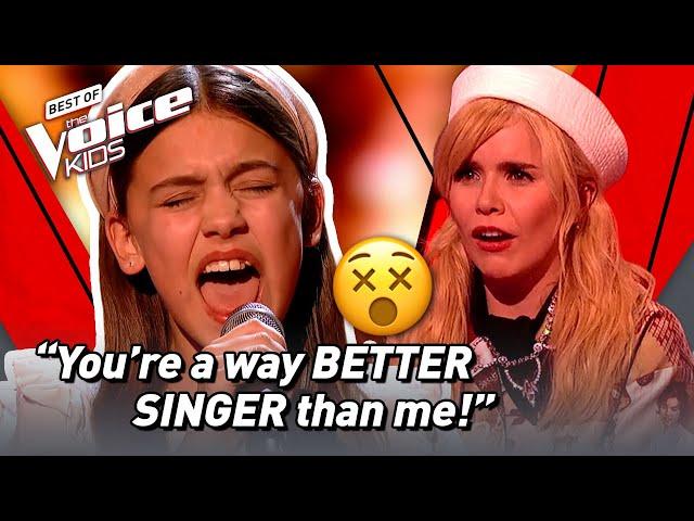 Nervous girl sings UNEXPECTED HIGH NOTES in The Voice Kids!  | The Voice Stage #67