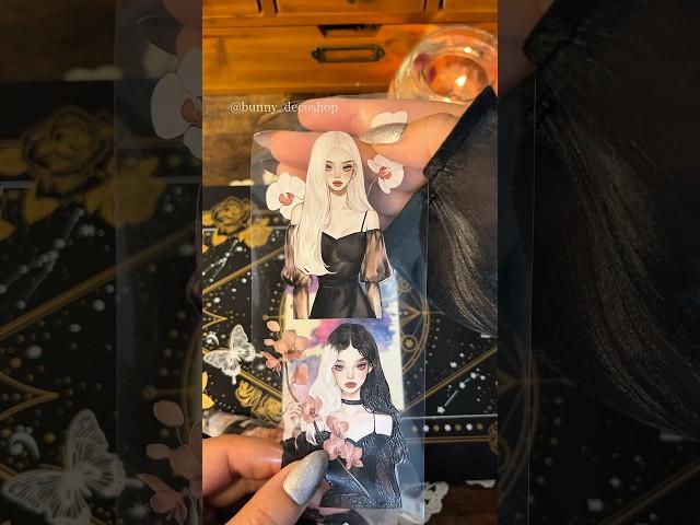 ASMR｜Moon x Silver Haired Girl｜#scrapbooking #journaling