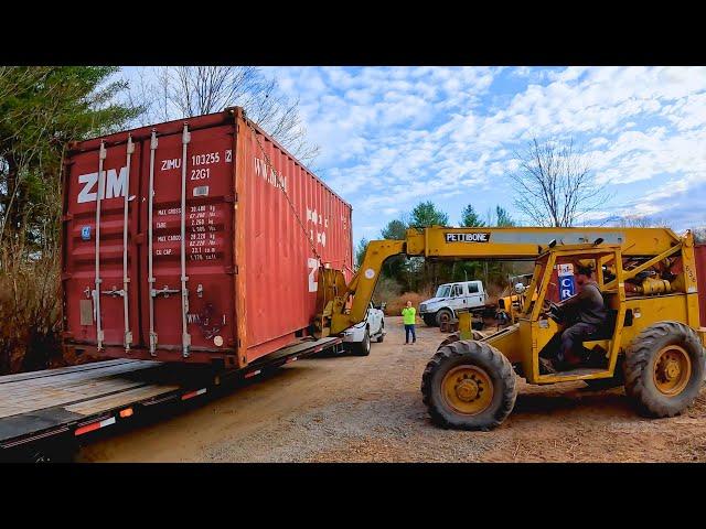 Place Shipping Containers and Shop Site Work