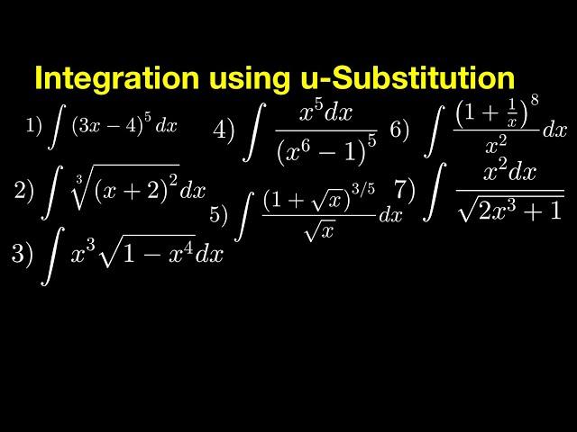 Integration Using u-Substitution