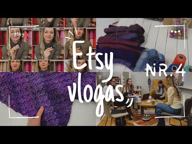 Etsy Vlogas NR. 4 - siuntiniai, Siųsk 24, Etsy blokai, darbas su klientėmis iš Kauno ir partneriais.