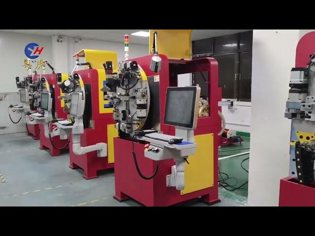New energy enameled wire CNC bending machine, electric motor enameled wire lead 3D bending machine