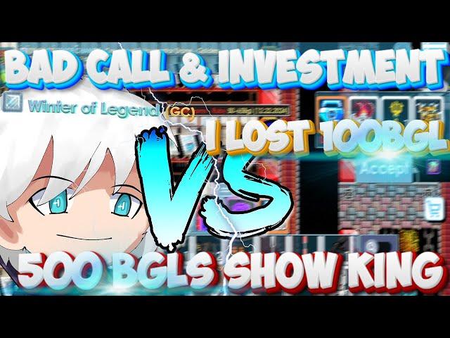 I LOSE 150BGL INVESTMENT GG I QUIT + 500BGLS SHOW KING