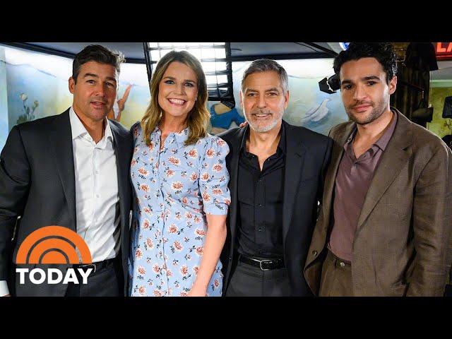 George Clooney, Kyle Chandler & Christopher Abbott Talk New Hulu Movie 'Catch 22'