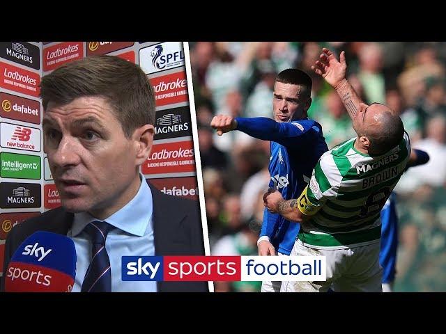 "Scott Brown antagonised Rangers players!" | Celtic 2-1 Rangers Steven Gerrard post match interview