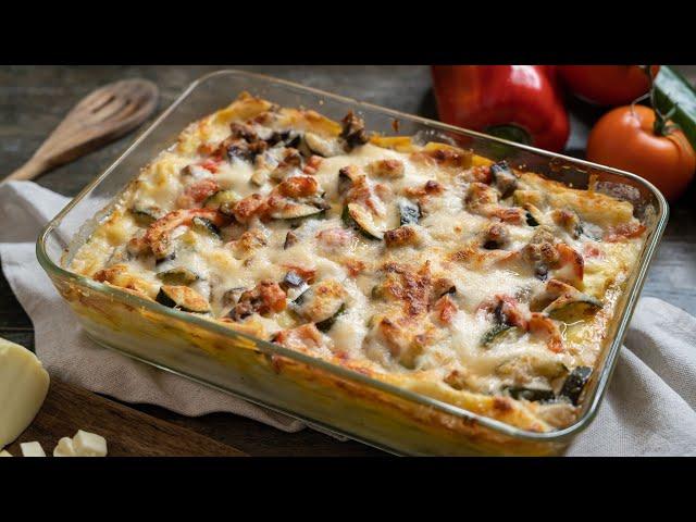 LASAGNE VEGETARIANE: cremose e saporite! | Ricetta da provare!