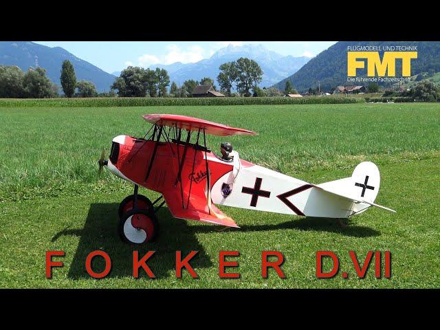 "The Fokker D.VII: WWI German Aerial Superiority" R/C Plane scale 1:3, made by Rainer Mattle