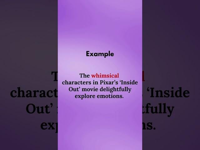 Whimsical | Whimsical Meaning | Pronunciation of Whimsical | Whimsical – English Word of the Day