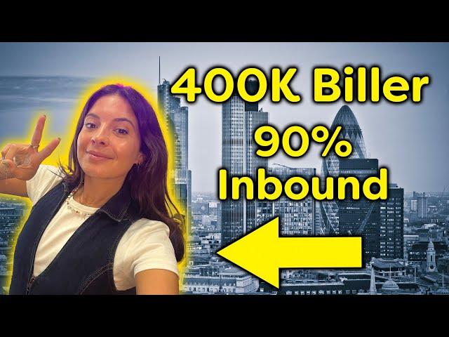 This recruiter billed 400K and had 90% Inbound candidates!