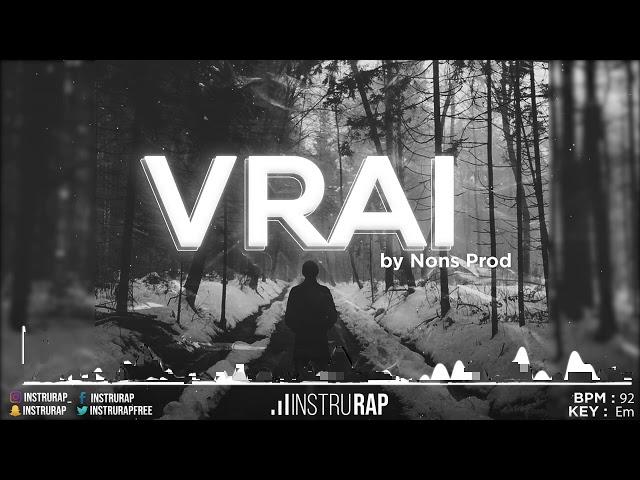 Old School/Triste Instrumental Rap | Instru Rap Piano/Boom Bap - VRAI - Prod. By NONS PROD