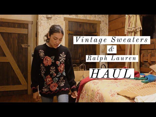 Ralph Lauren moment | Vintage Sweater shopping | Weekly Vlog | Christian Savelle