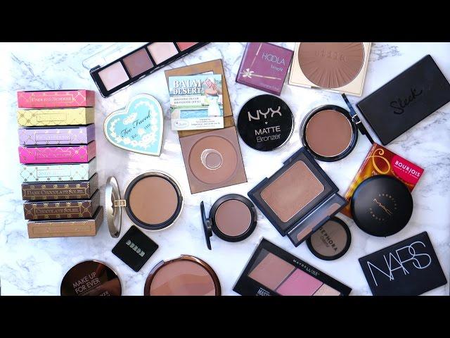 Decluttering My Makeup Collection 2016 | Bronzers | Beauty with Emily Fox