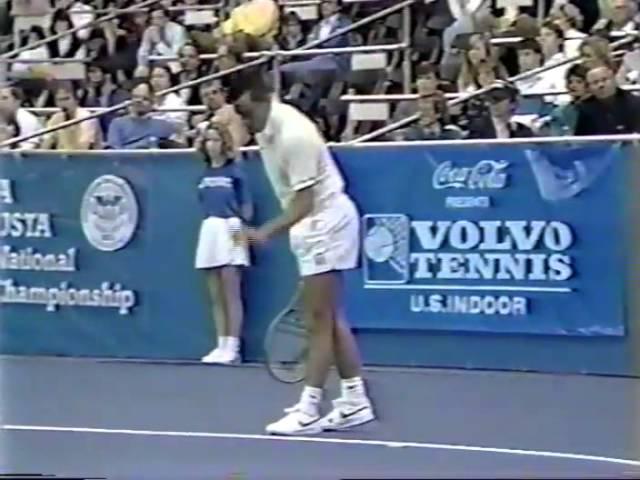 US Indoor 1987 SF - Jimmy Connors v Mikael Pernfors