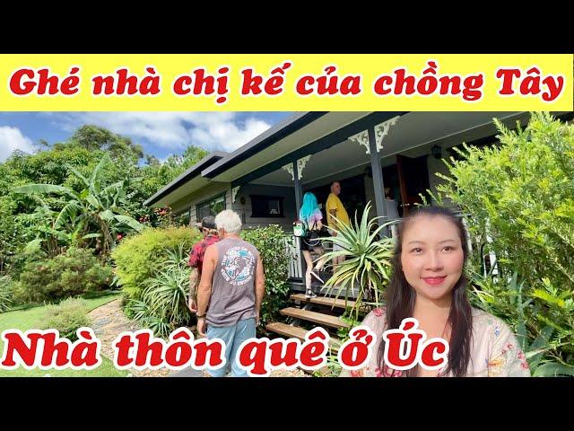 NHÀ THÔN QUÊ Ở ÚC RA SAO | GHÉ NHÀ CHỊ KẾ CỦA CHỒNG TÂY | BƠI CHIỀU MƯA | CHAU RICHES | CUỘC SỐNG ÚC