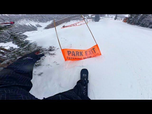 EPIC DAY Snowboarding at Sunshine Village! ️ POV