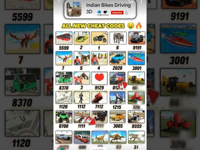 New codes#gaming #indianbikedriving3d #indianbikedriving3dgameandgtav #indianbikedriving