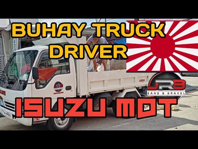 TRUCK DRIVER OF ISUZU MINI DUMP TRUCK #KULAZZMOTO