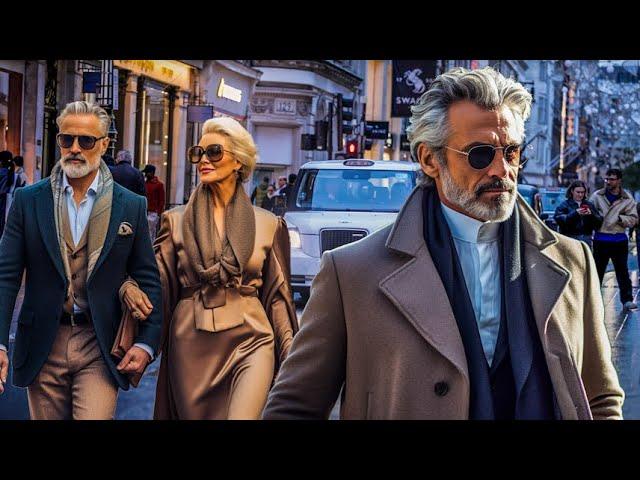 Elegant Over 50 Street Style in London | Timeless Fashion Inspiration 