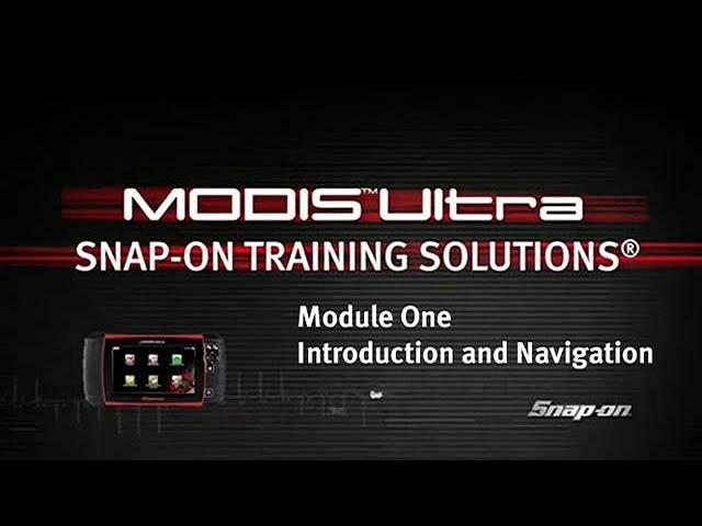 MODIS Ultra Training Module 01 | Snap-on Diagnostics UK