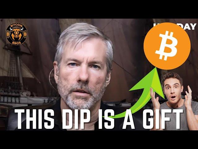 Michael Saylor: "THIS DIP IS A GIFT" - $MSTR & Bitcoin Update 2024