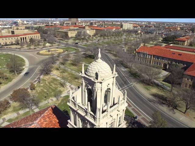 Texas Tech beautiful aerial view