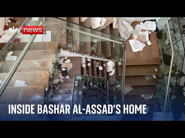 Inside Assad's abandoned home: Damning documents, wedding photos and children's notes