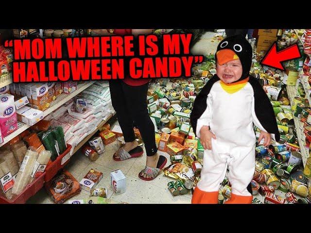 Top 5 Funniest Kid HALLOWEEN TANTRUMS Caught On Camera!