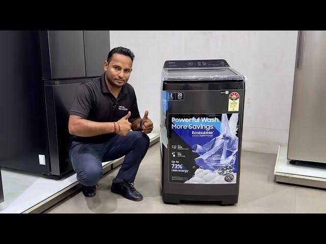 New Samsung Ecobubble 8 KG Fully Automatic Washing Machine 2023 | WA80BG4545BV | Demo and Review